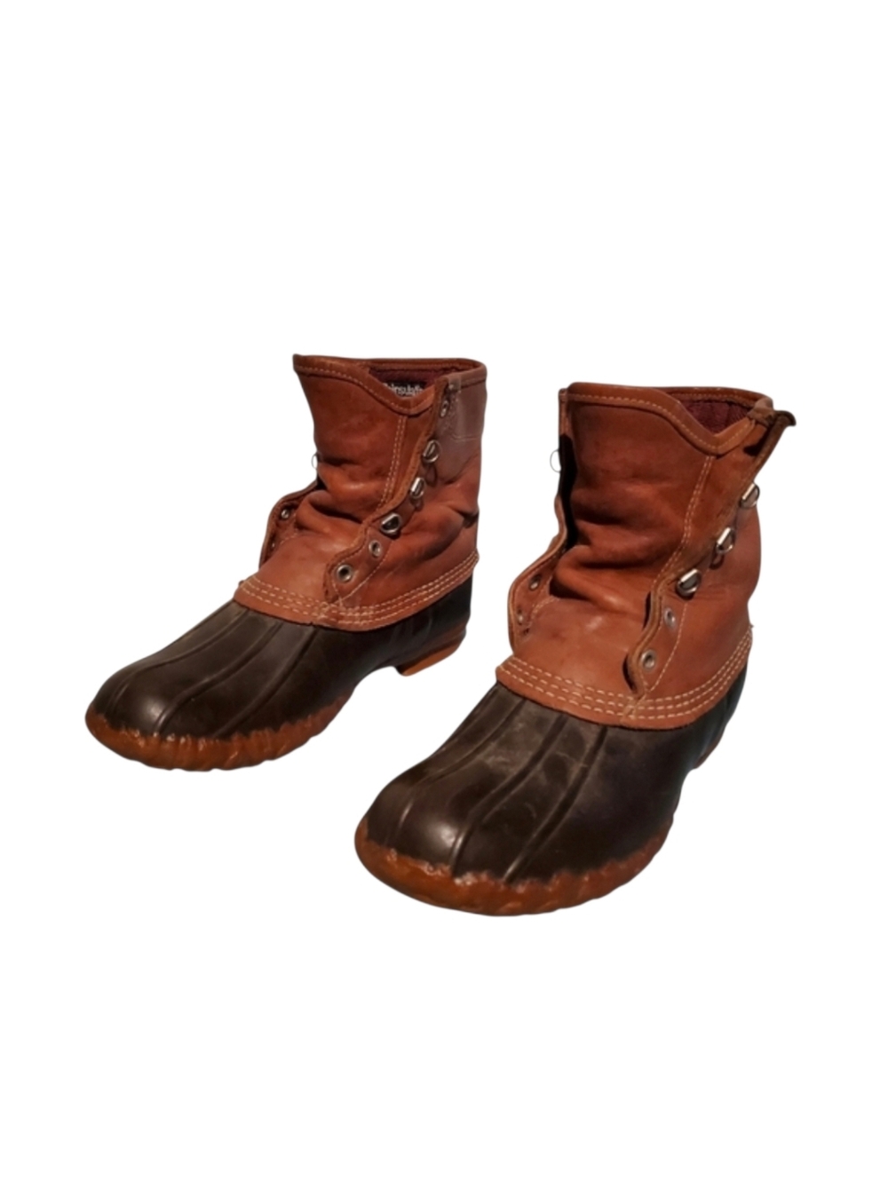 Vintage L.L. Bean Maine Hunting Shoe Lace-Up Boots Women's Size 9M, USA